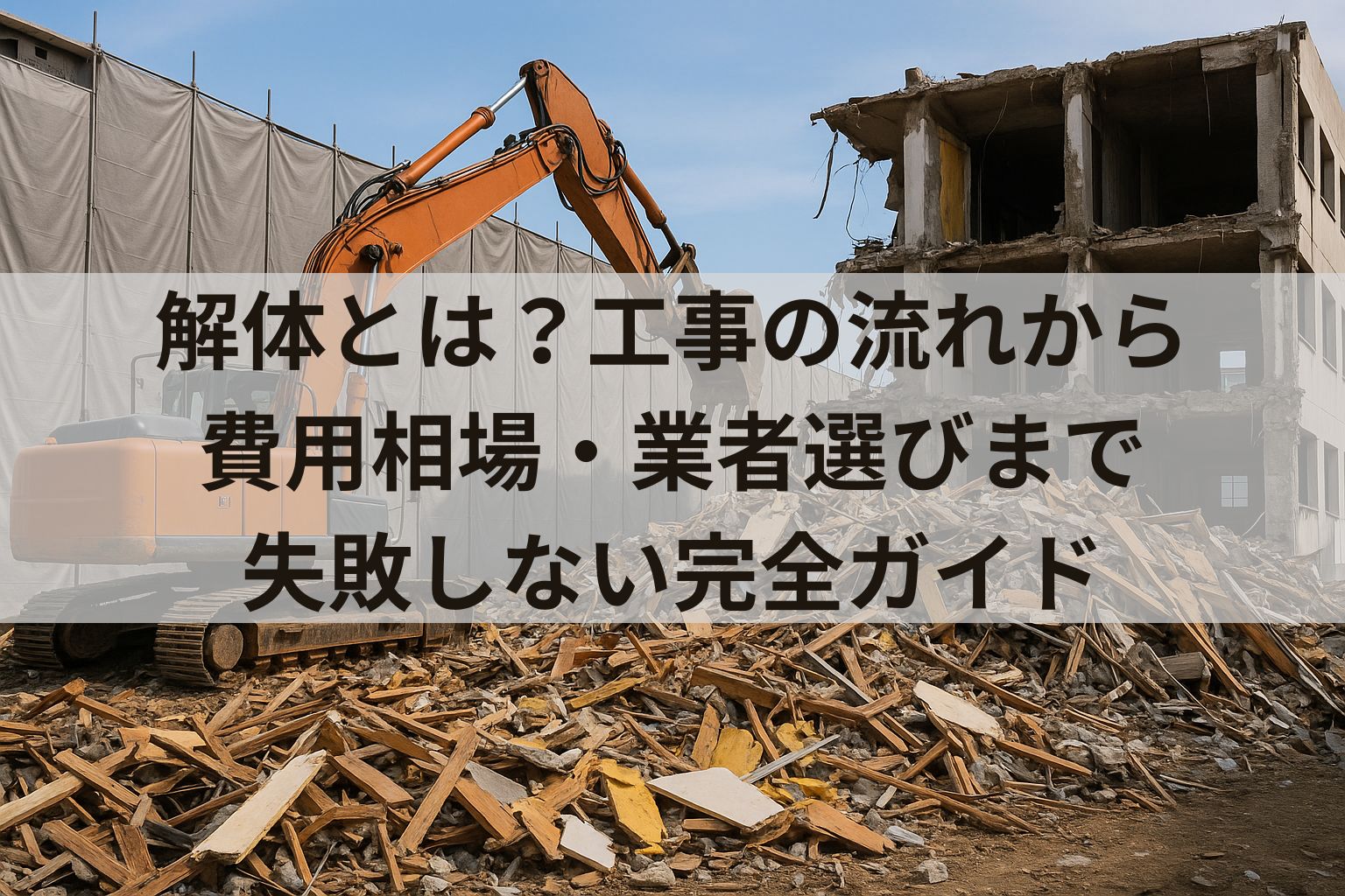 解体清祓・地鎮祭の全知識|後悔しないための費用・手順から魂抜きまで解説|家解体